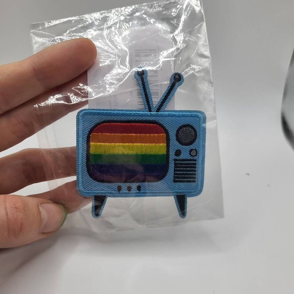 NWOT Iron On Pride TV Patch Applique